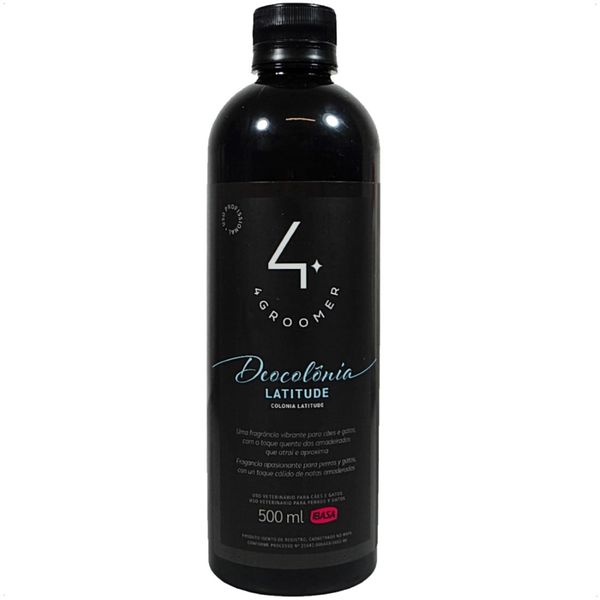 DEOCOLÔNIA LATITUDE 500ML 4 GROOMER PROFISSIONAL IBASA PARA CÃES E GATOS DEOCOLÔNIA LATITUDE 500ML 4 GROOMER PROFISSIONAL IBASA PARA CÃES E GATOS